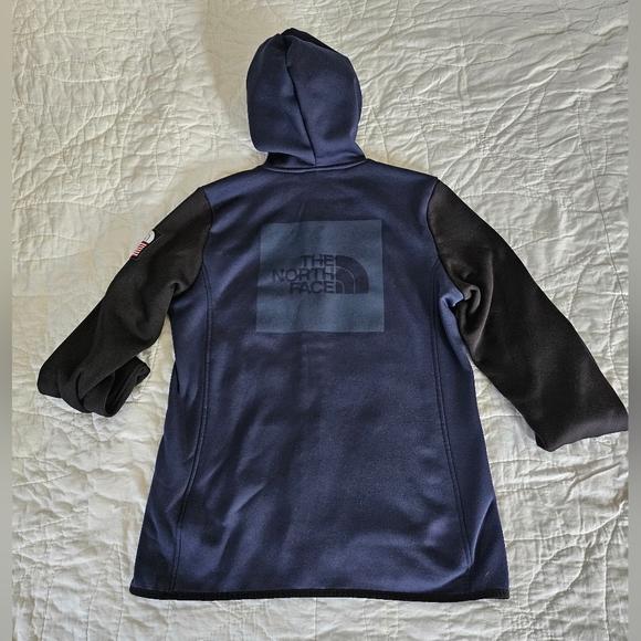 The North Face Half Dome Full-Zip Hoodie, Blue, Black, Women's Size L, USA Flag - Picture 3 of 16